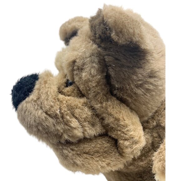 VTG Realistic Plush Lifelike Shar-Pei Wrinkle Dog Stuffed Toy Puppy Support Pet - Picture 6 of 13